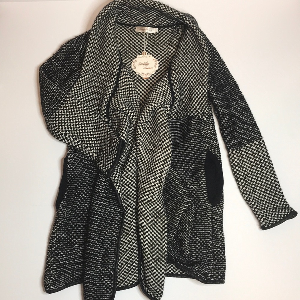 NWT Simply Couture woven coat